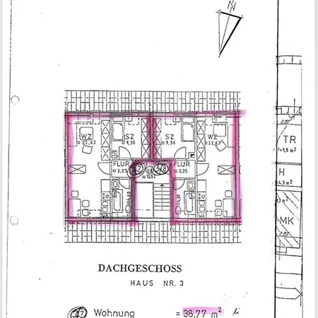 Wieko Leibnizstr. H3, Dg Links Апартаменты *