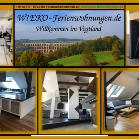 Wieko Leibnizstr. H3, Dg Links Апартаменты Плауэн