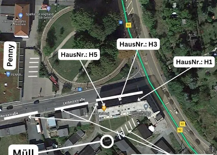 Wieko Leibnizstr. H3, Dg Links Apartment Plauen